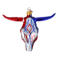 Load image into Gallery viewer, American Buffalo - Patriotic Glass Ornament. 2024-241
