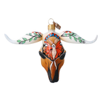 Painted Monarch Sentinel | Hand-Painted Glass Ornament | Blubom 2024-242