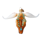 Painted Monarch Sentinel | Hand-Painted Glass Ornament | Blubom 2024-242