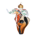 Painted Monarch Sentinel | Hand-Painted Glass Ornament | Blubom 2024-242