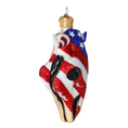 Załaduj obraz do przeglądarki galerii, Patriotic Buffalo - American Decoration. Handmade Glass Christmas ornament. 2024-244
