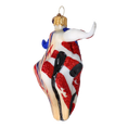 Załaduj obraz do przeglądarki galerii, Patriotic Buffalo - American Decoration. Handmade Glass Christmas ornament. 2024-244
