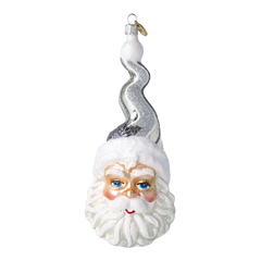 Twisted Cap Santa in Silver