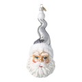 Silvered Saint Spire | Hand-Painted Glass Ornament | Blubom 2024-247