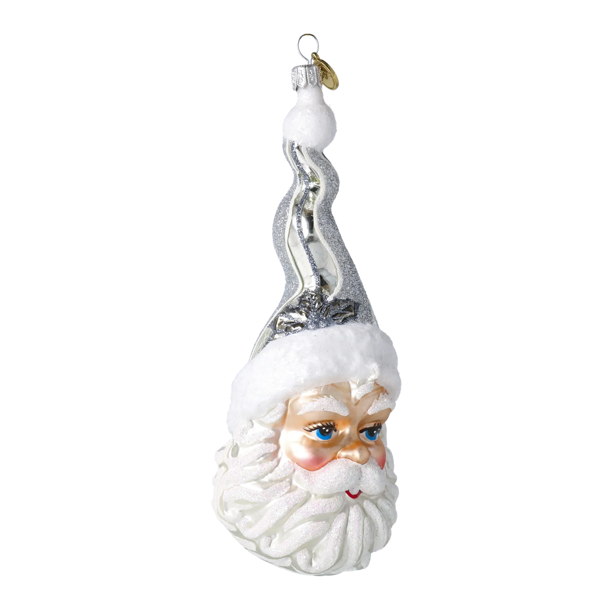 Silver Spire Saint Nicholas Premium christmas glass ornament 2024-247