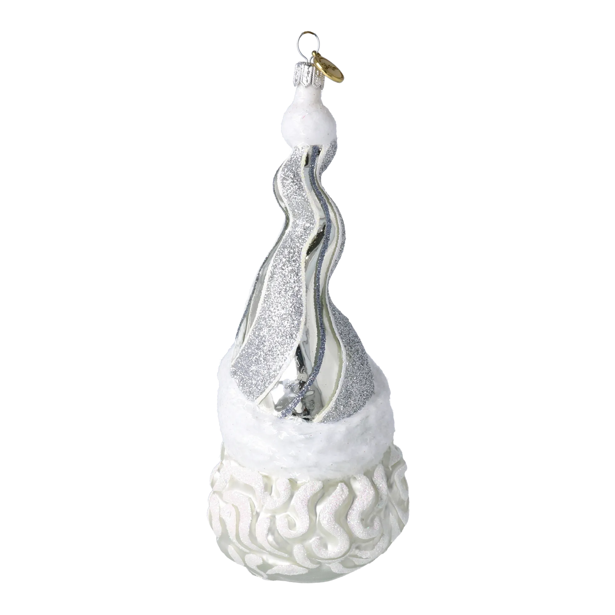 Silver Spire Saint Nicholas Premium christmas glass ornament 2024-247