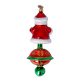 Załaduj obraz do przeglądarki galerii, Magic Santa Claus. Handmade Glass Christmas ornament. 2024-256
