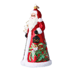 Benevolent Mistletoe Voyager | Hand-Painted Glass Ornament | Blubom 2024-261