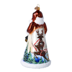 Amber Twilight Voyager | Hand-Painted Glass Ornament | Blubom 2024-264