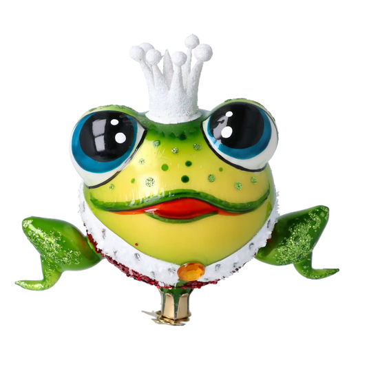 Żabi Książę Szklana Ozdoba