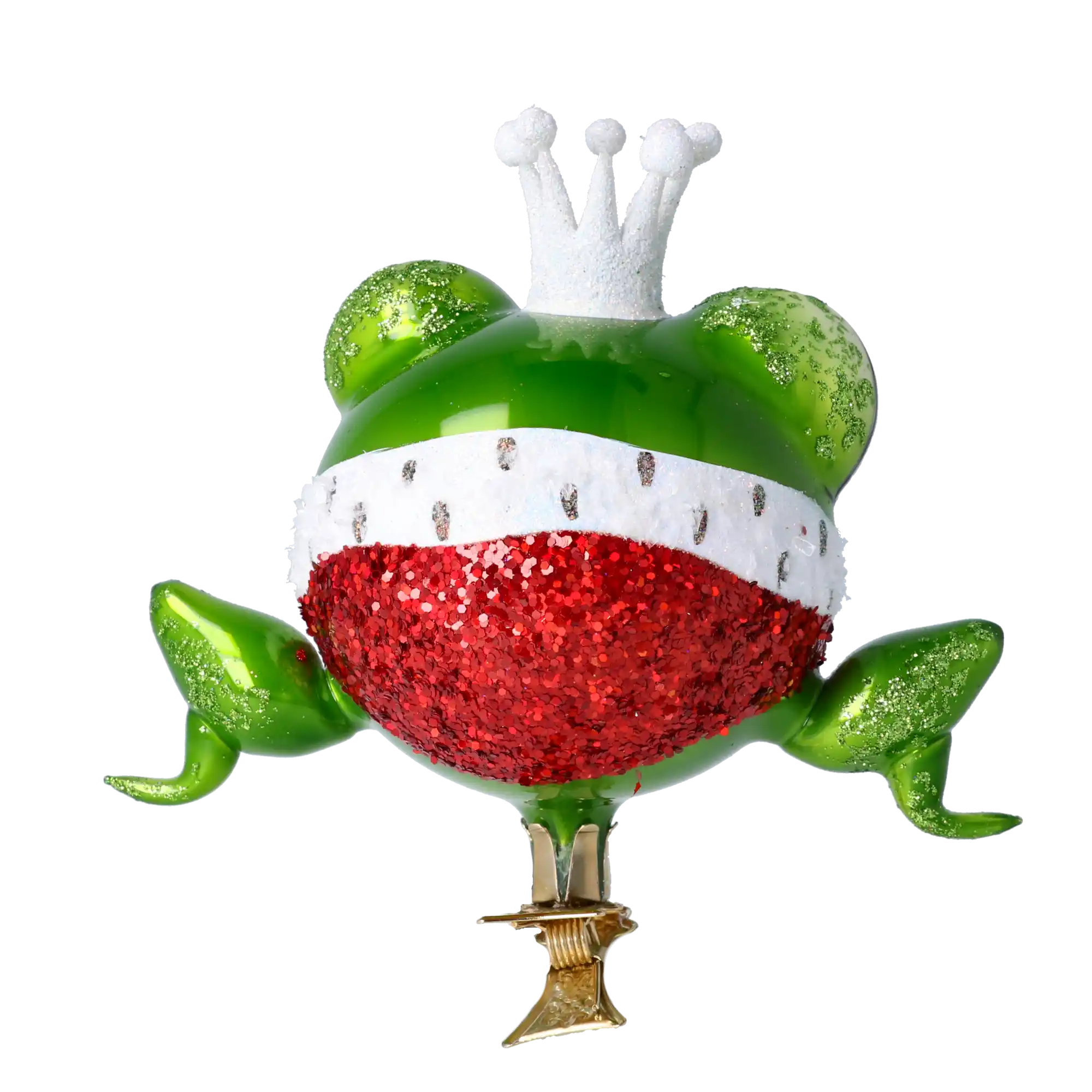 Żabi Książę Szklana Ozdoba