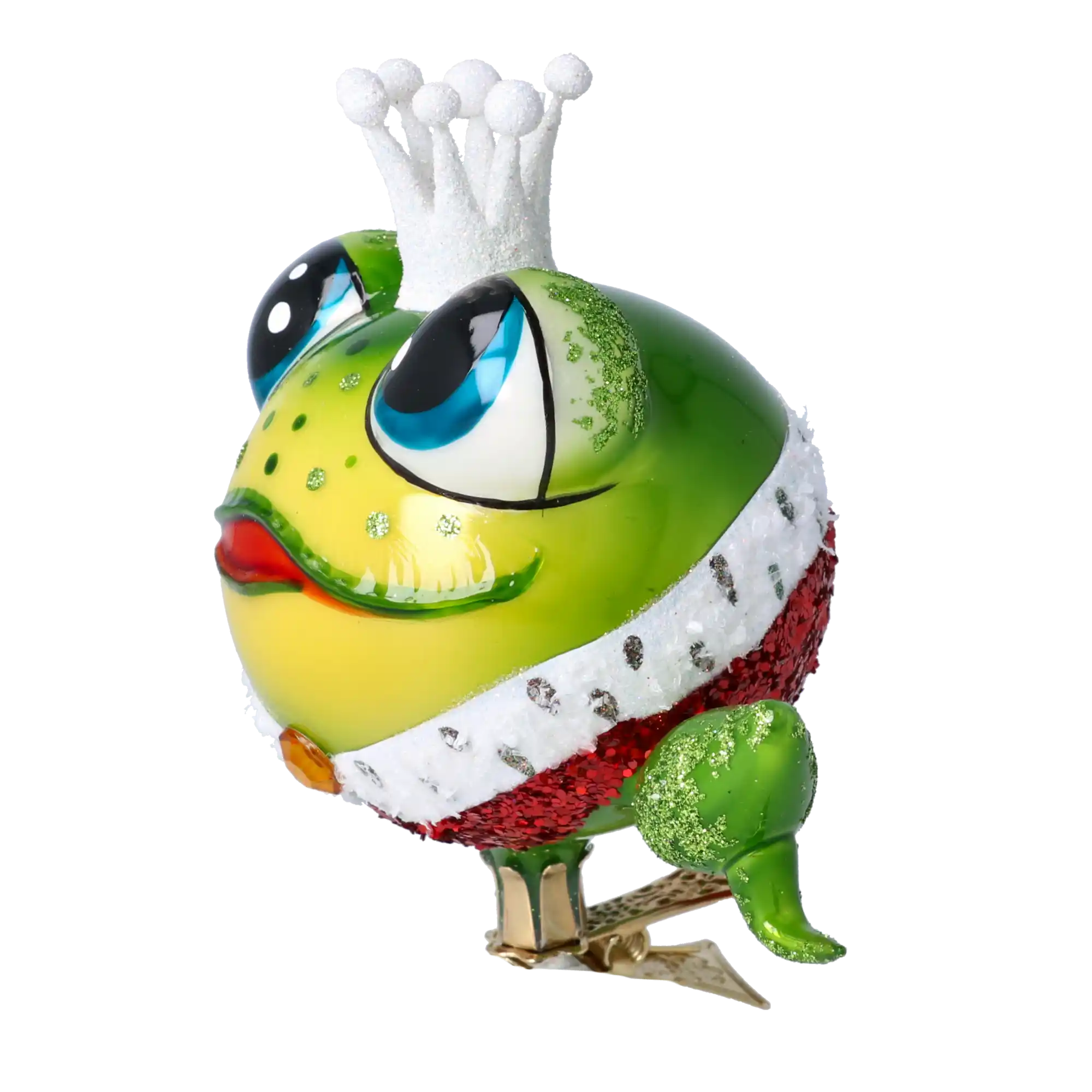 Żabi Książę Szklana Ozdoba
