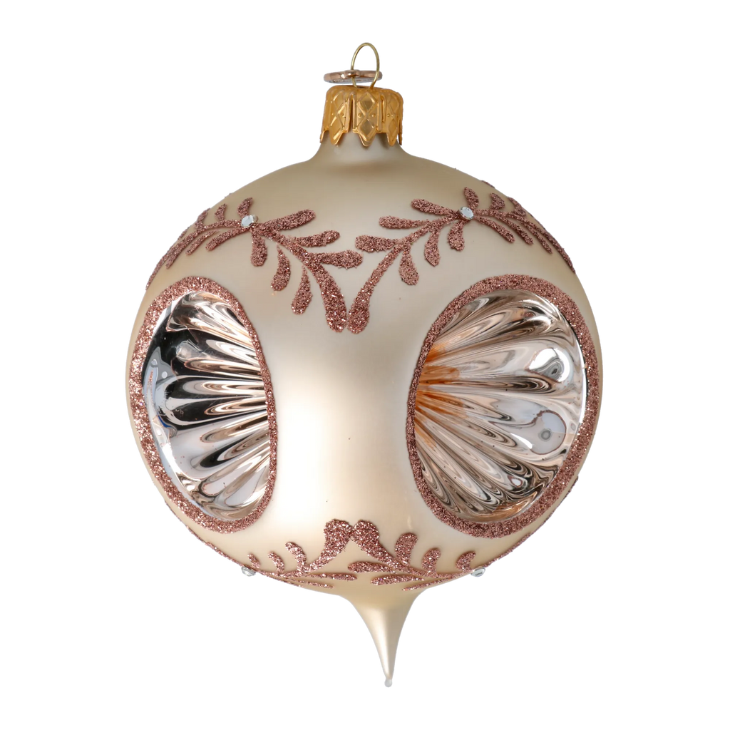 Silken Echoes | Hand-Painted Glass Ornament | Blubom 2024-269
