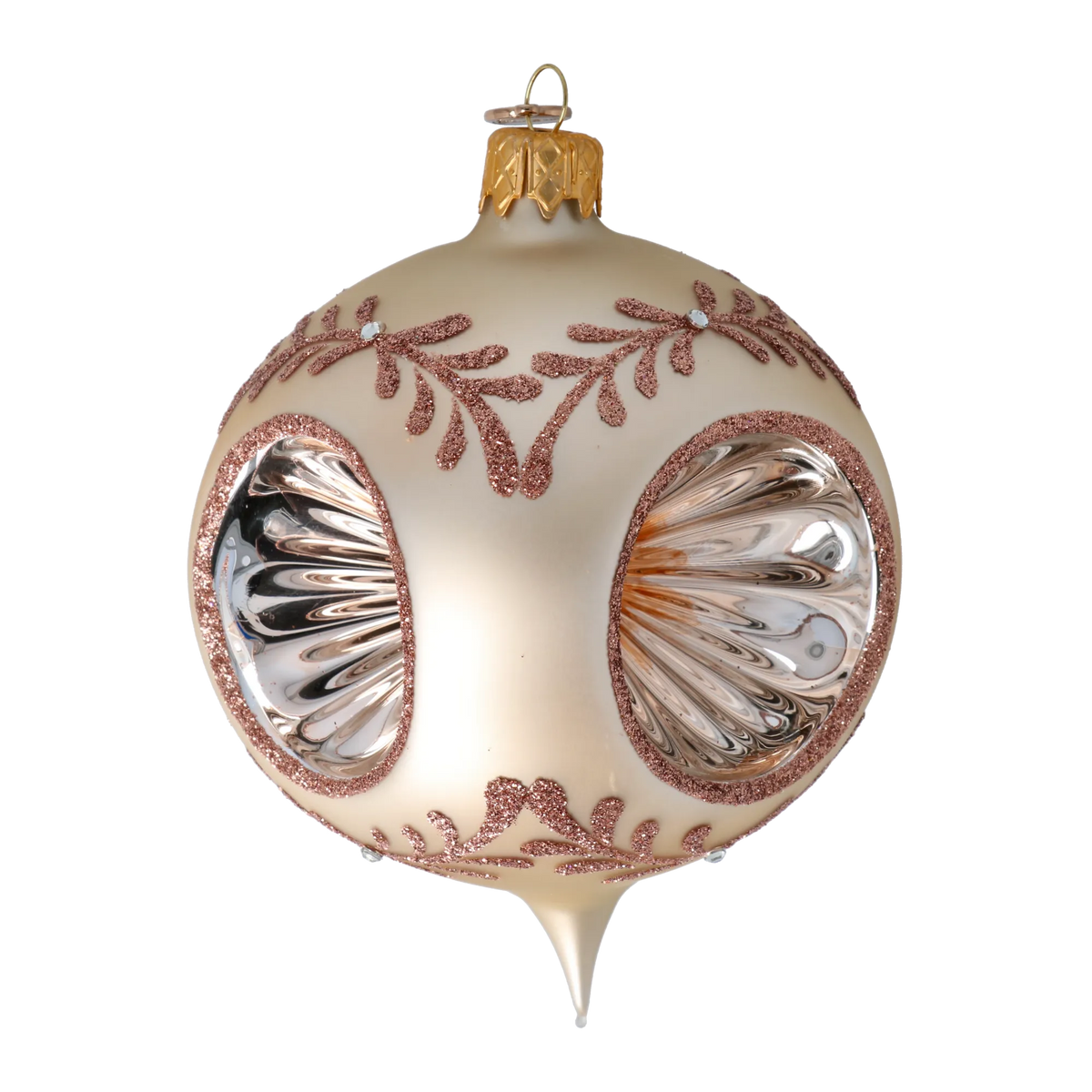 Silken Echoes | Hand-Painted Glass Ornament | Blubom 2024-269