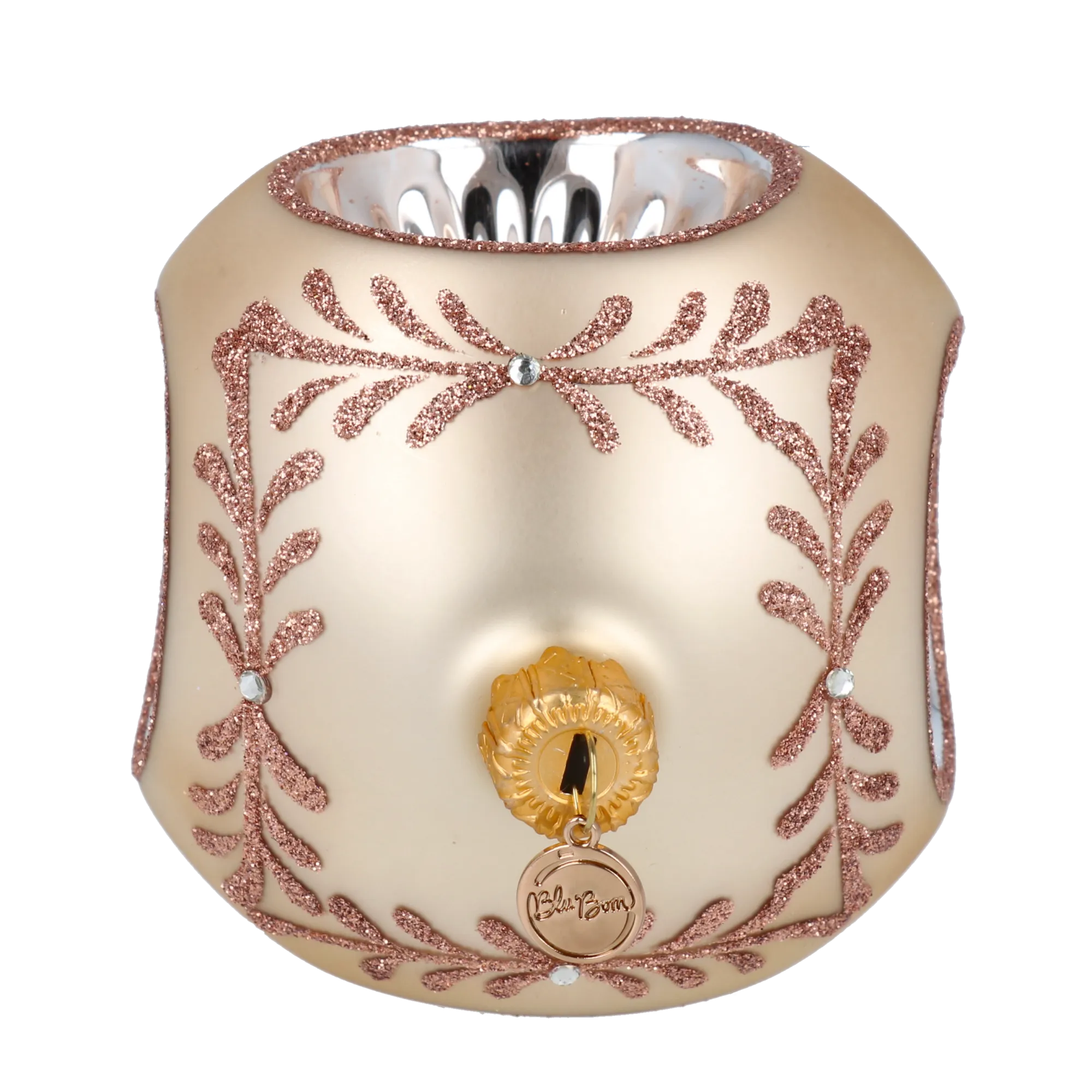 Silken Echoes | Hand-Painted Glass Ornament | Blubom 2024-269