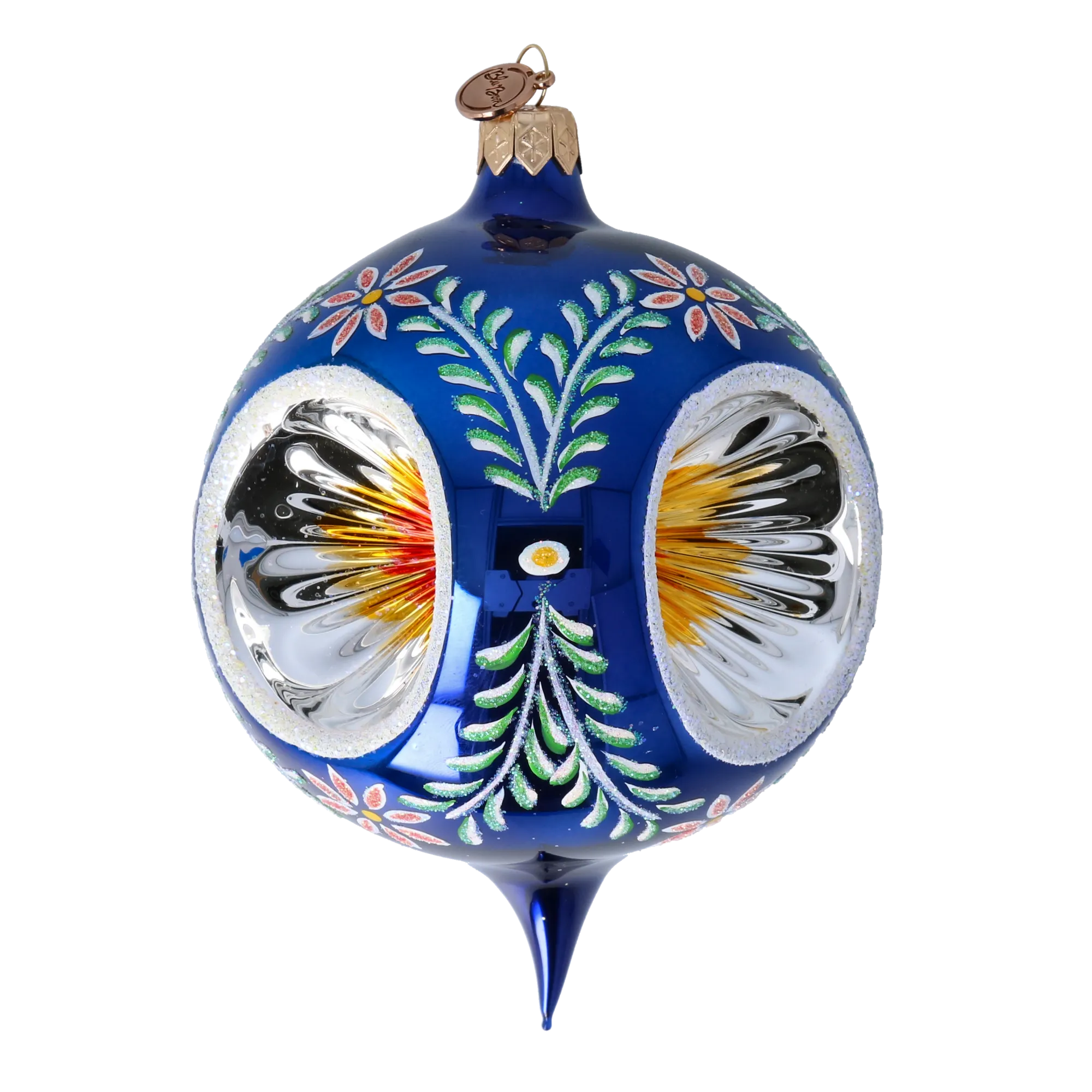 Headlights - Winter Light. Handmade Glass Christmas ornament. 2024-271