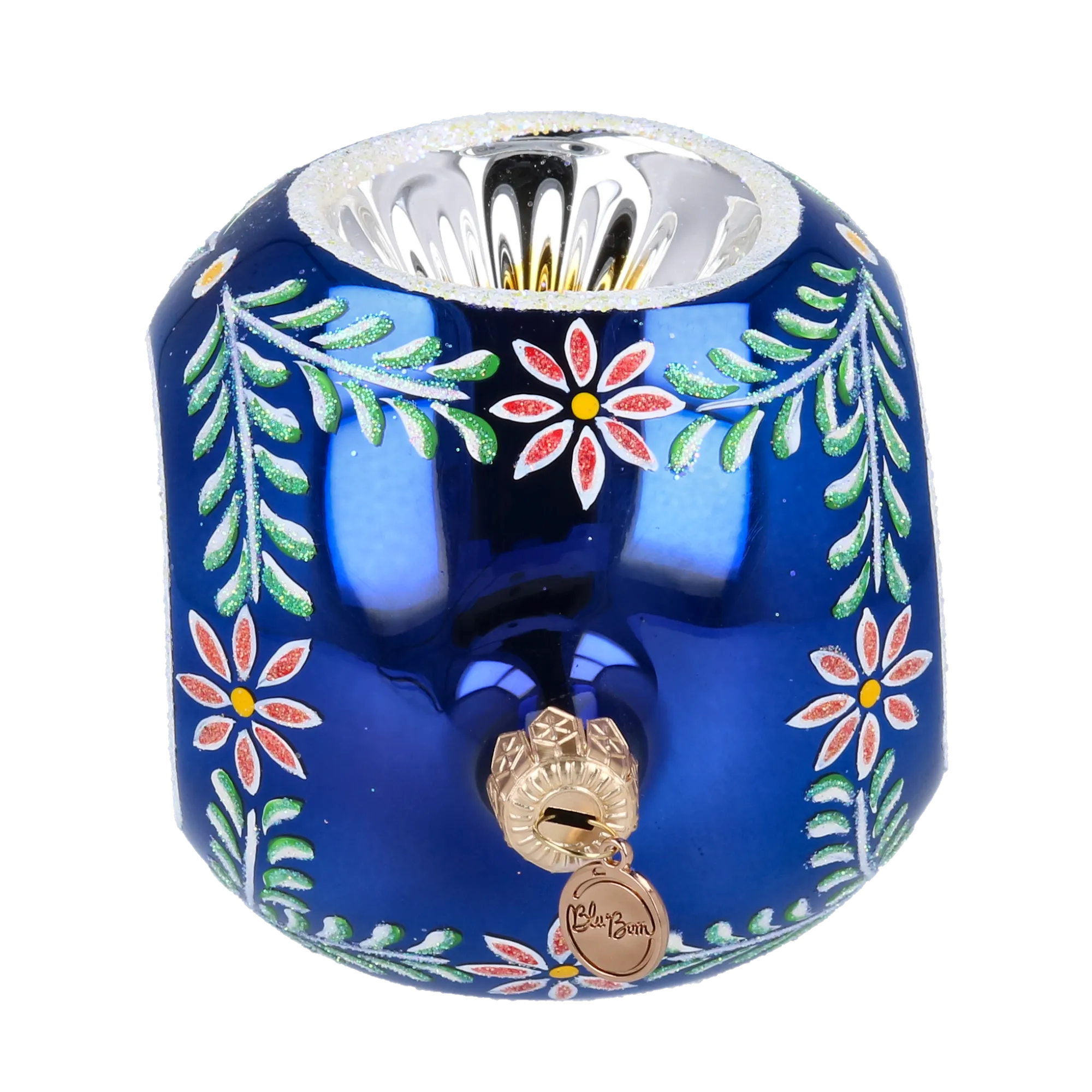 Headlights - Winter Light. Handmade Glass Christmas ornament. 2024-271