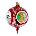 Load image into Gallery viewer, Headlights - Kaleidoscopic Brilliance. Handmade Glass Christmas ornament. 2024-273
