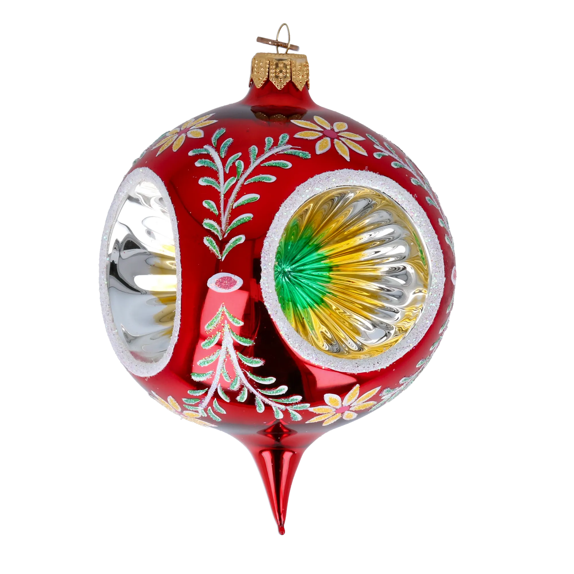 Headlights - Kaleidoscopic Brilliance. Handmade Glass Christmas ornament. 2024-273