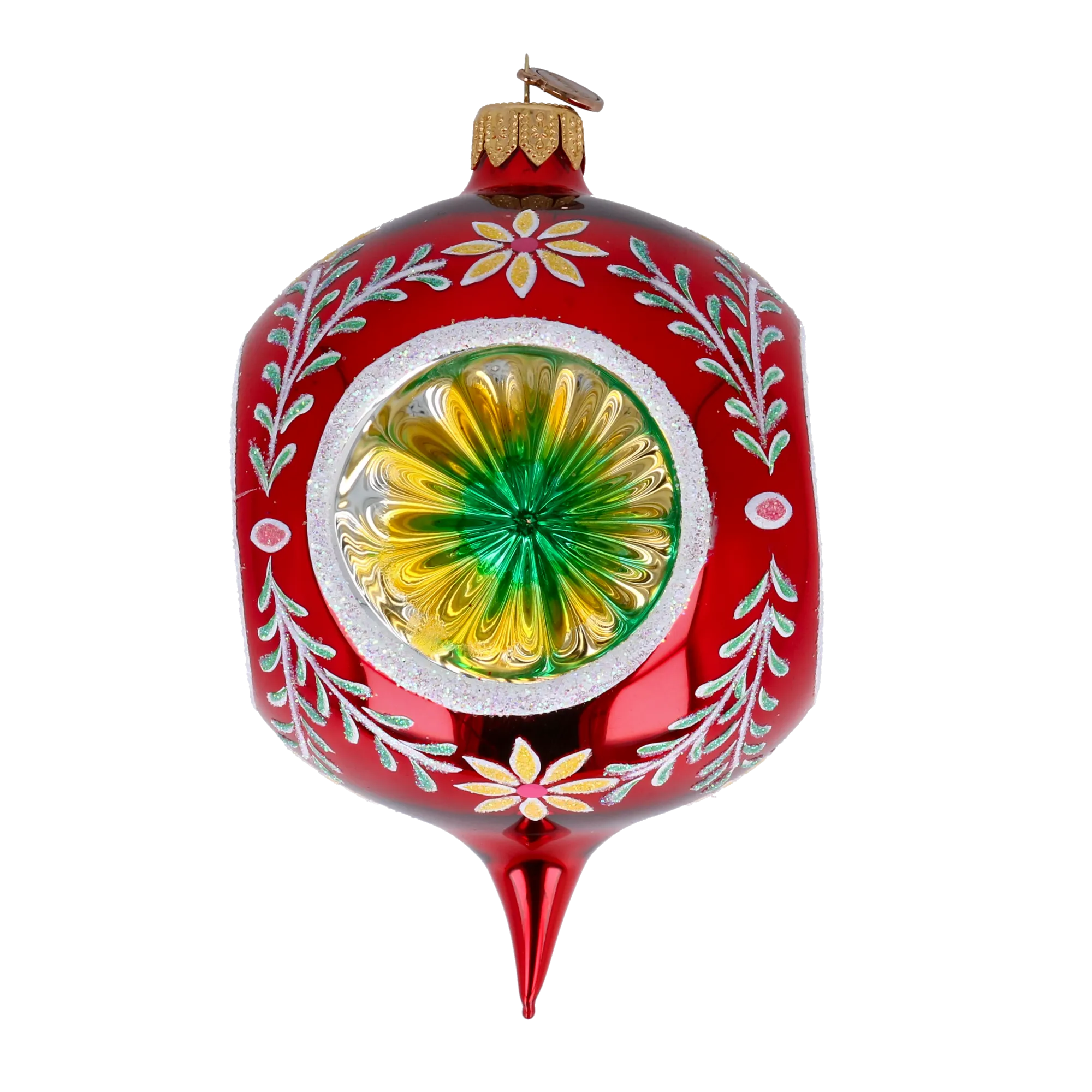 Headlights - Kaleidoscopic Brilliance. Handmade Glass Christmas ornament. 2024-273
