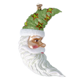 Załaduj obraz do przeglądarki galerii, Lunar Santa - Star Glow Moon. Handmade Glass Christmas ornament. 2024-276
