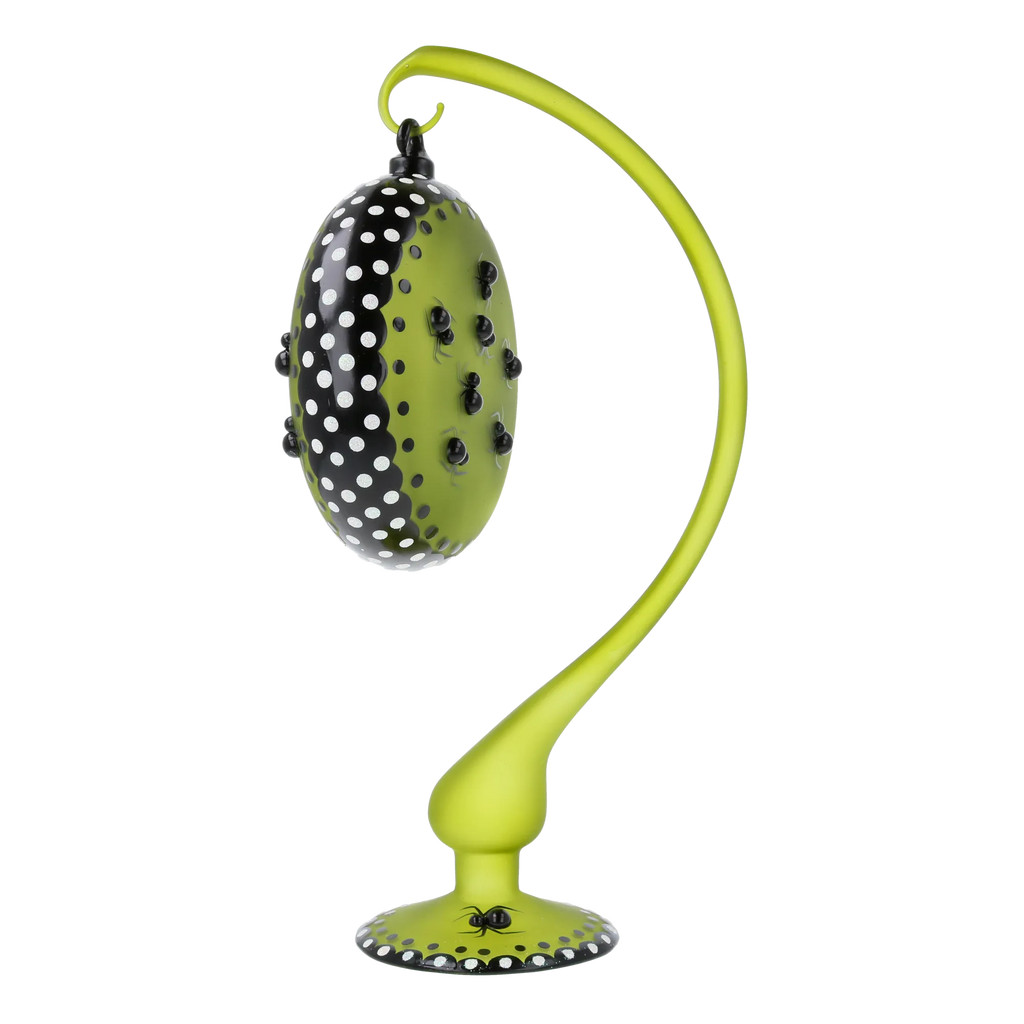 Citron Midnight Vigil | Hand-Painted Glass Ornament | Blubom 2024-279