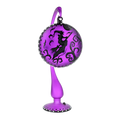 Załaduj obraz do przeglądarki galerii, Amethyst Midnight Sorceress Premium christmas glass ornament 2024-280
