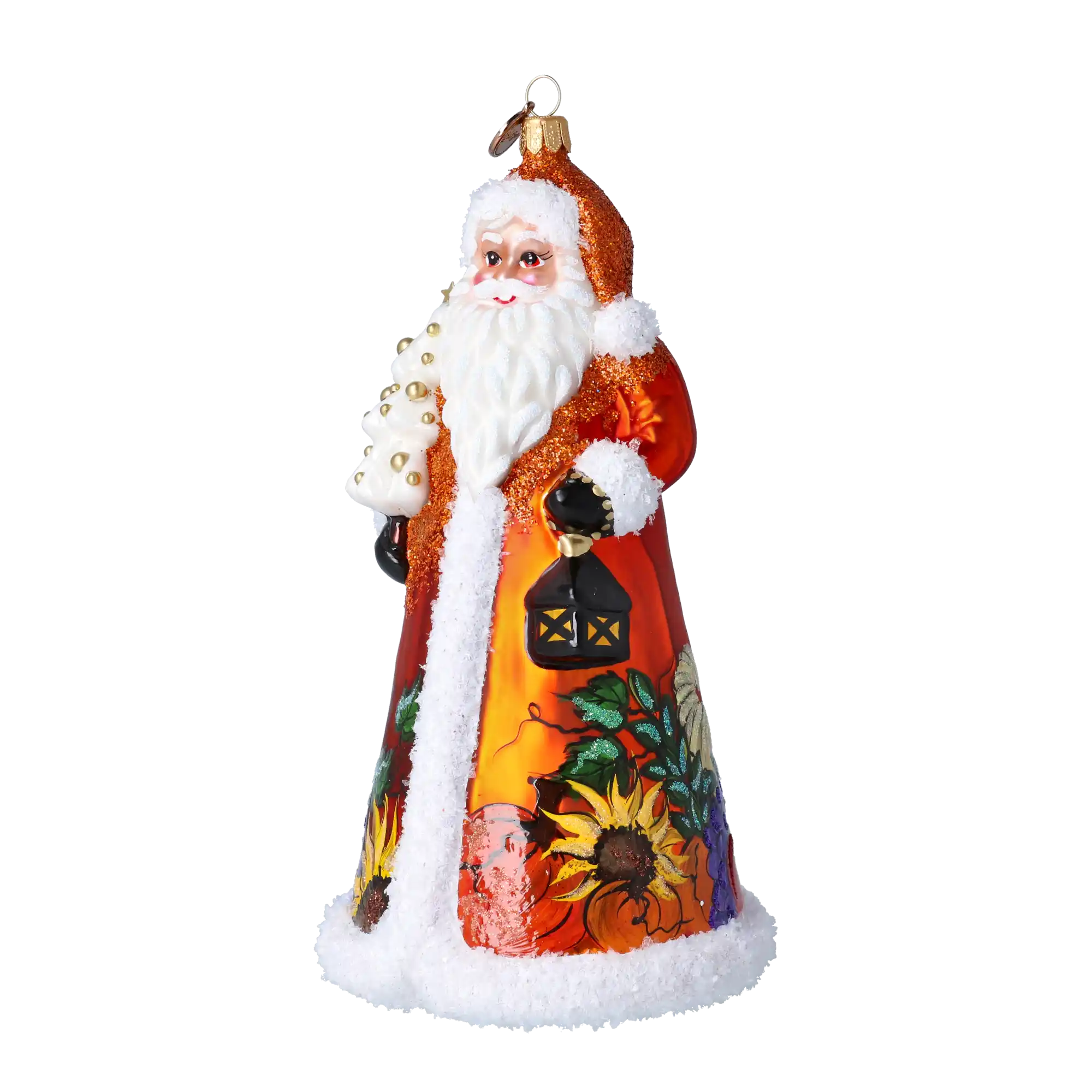 Mikołaj Z Pejzażem Szklana Ozdoba