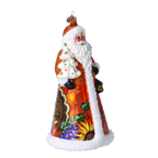 Saffron Harvest Wanderer | Hand-Painted Glass Ornament | Blubom 2024-283
