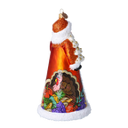 Saffron Harvest Wanderer | Hand-Painted Glass Ornament | Blubom 2024-283