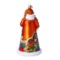 Load image into Gallery viewer, Thanksgiving Harvest Santa Handmade Glass Christmas ornament 2024-283
