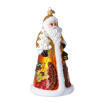 Amber Harvest Wayfarer | Hand-Painted Glass Ornament | Blubom 2024-284