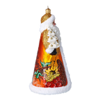 Amber Harvest Wayfarer | Hand-Painted Glass Ornament | Blubom 2024-284