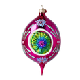 Load image into Gallery viewer, Ruby Glow Handmade Glass Christmas ornament 2024-287
