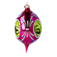 Load image into Gallery viewer, Ruby Glow Handmade Glass Christmas ornament 2024-287
