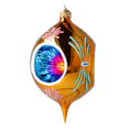 Load image into Gallery viewer, Golden Twilight  Handmade Glass Christmas ornament 2024-288
