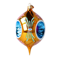 Load image into Gallery viewer, Golden Twilight  Handmade Glass Christmas ornament 2024-288
