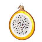 Citrine Tropic Pulse | Hand-Painted Glass Ornament | Blubom 2024-289