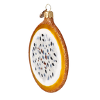 Citrine Tropic Pulse | Hand-Painted Glass Ornament | Blubom 2024-289