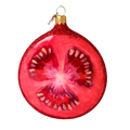 Scarlet Heirloom | Hand-Painted Glass Ornament | Blubom 2024-290