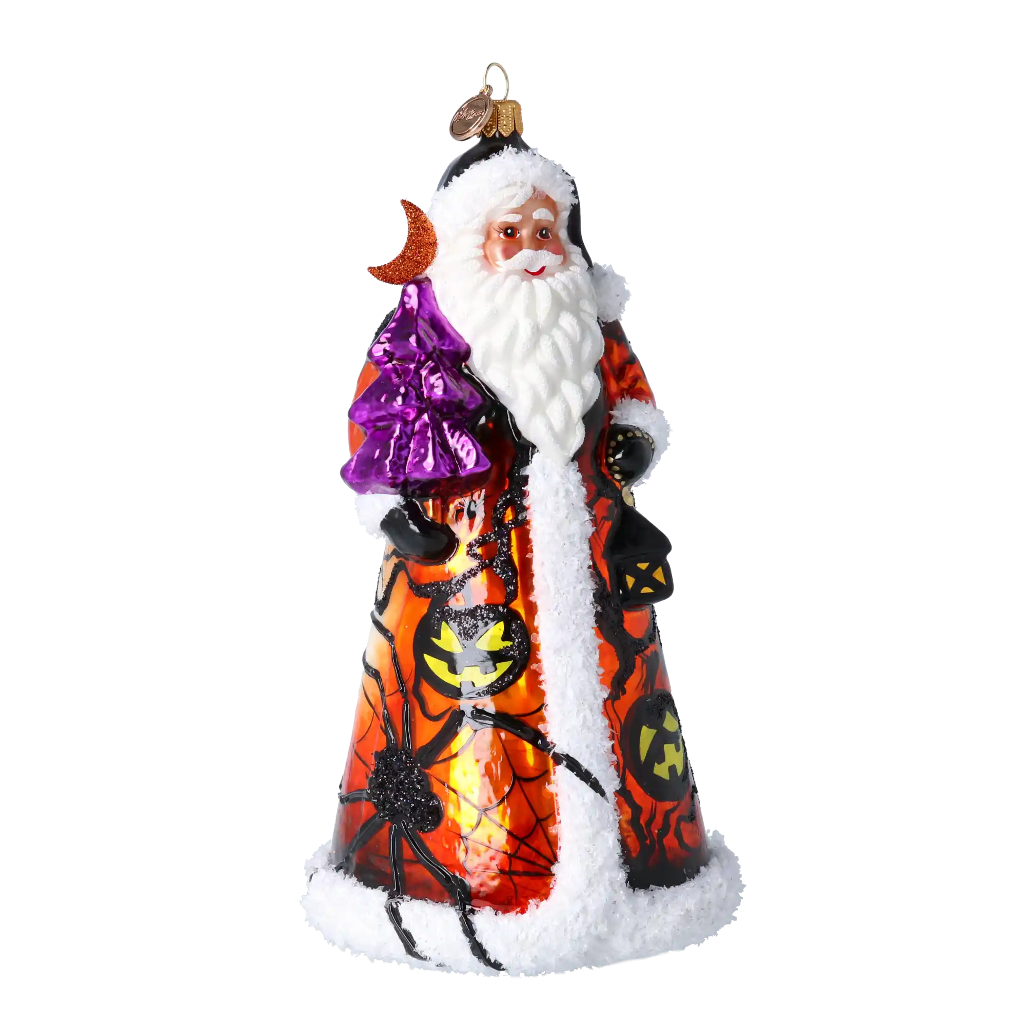 Mikołaj Z Pejzażem Szklana Ozdoba