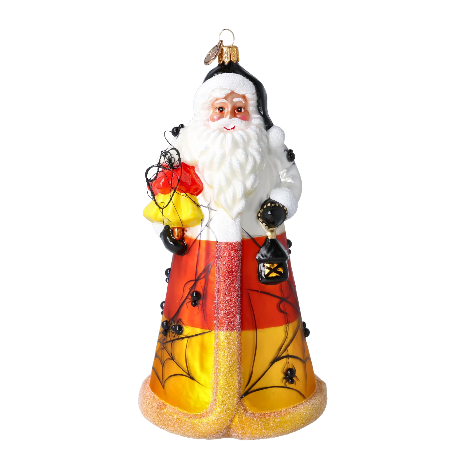Midnight Web Santa Claus Premium christmas glass ornament 2024-292
