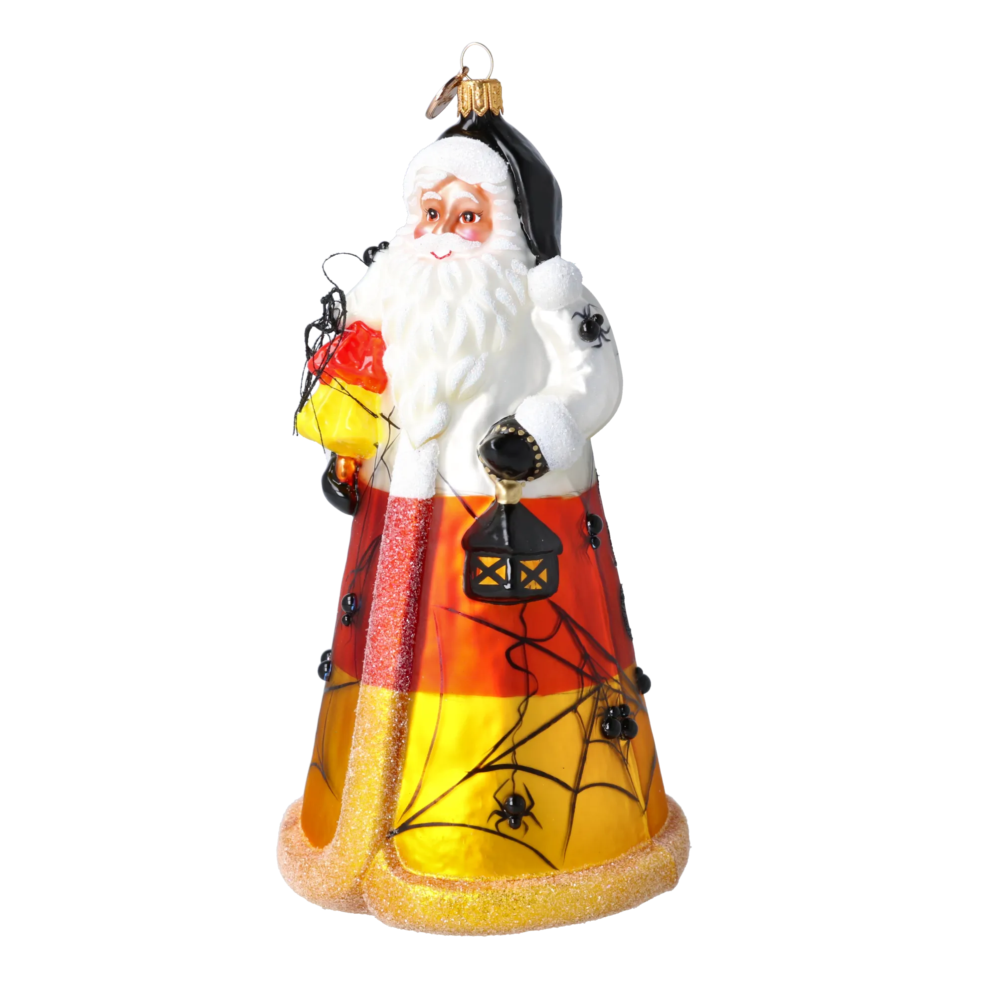 Midnight Web Santa Claus Premium christmas glass ornament 2024-292