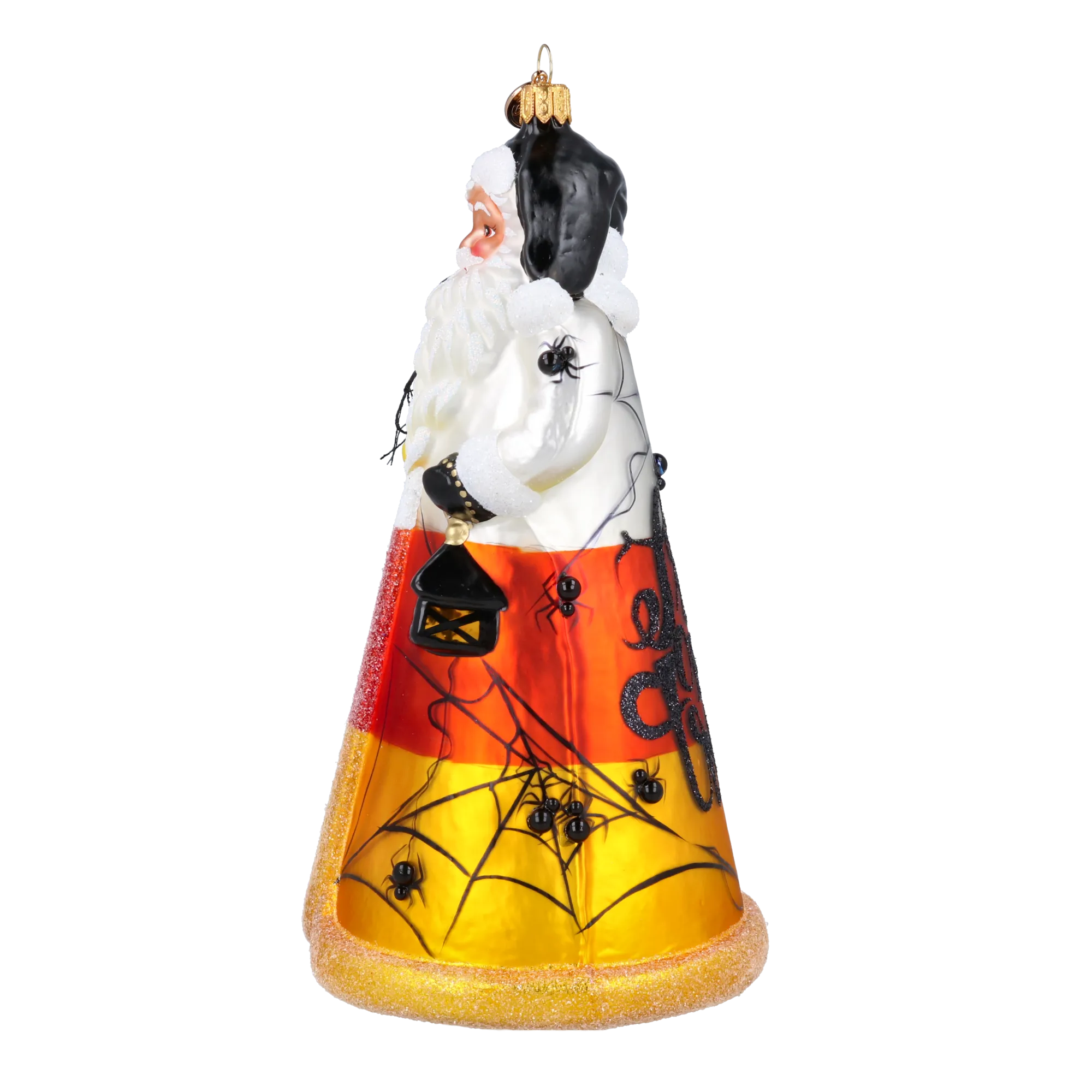 Midnight Web Santa Claus Premium christmas glass ornament 2024-292