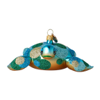Serene Azure Mariner | Hand-Painted Glass Ornament | Blubom 2024-293