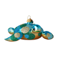 Load image into Gallery viewer, Turtle - Sea Friend. Handmade Glass Christmas ornament. 2024-293
