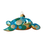 Serene Azure Mariner | Hand-Painted Glass Ornament | Blubom 2024-293