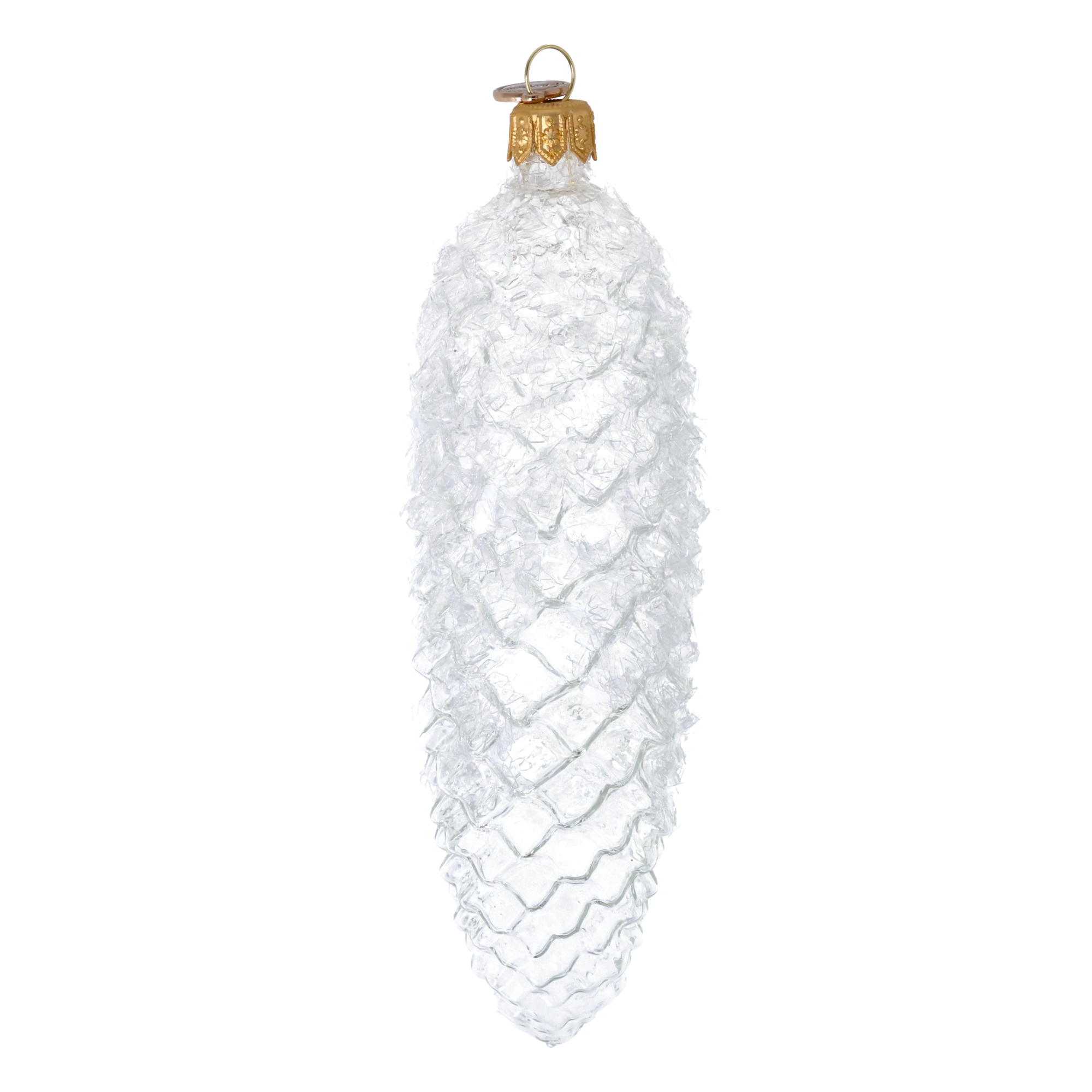 Crystal Pinecone Ornament Handmade Glass Christmas ornament 2024-300