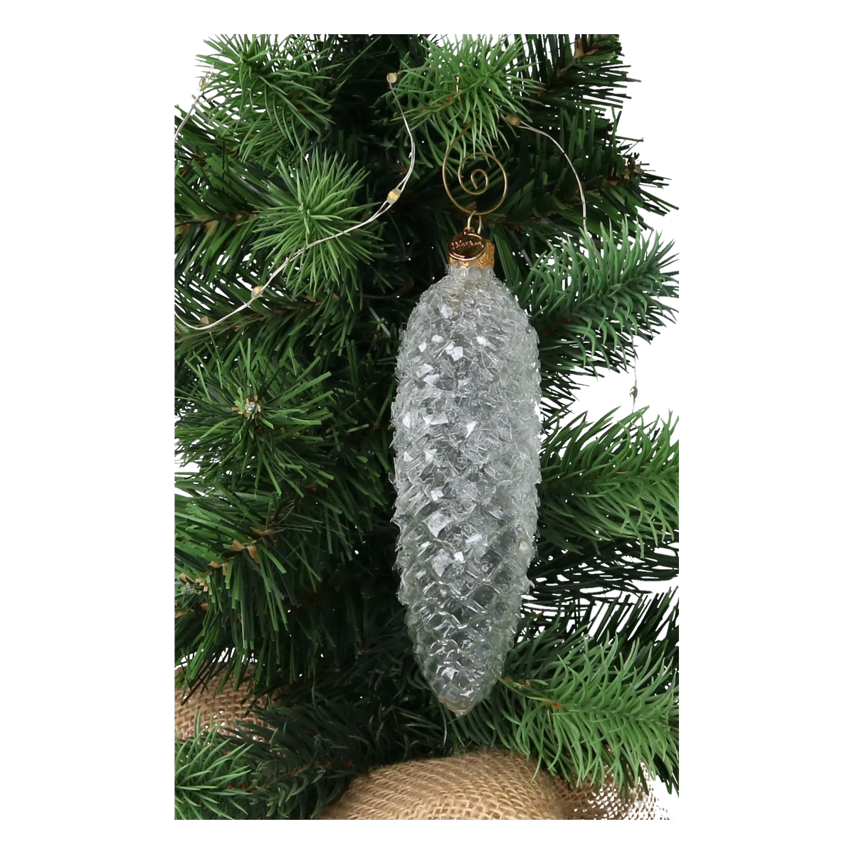 Glacial Stillness | Hand-Painted Glass Ornament | Blubom 2024-300