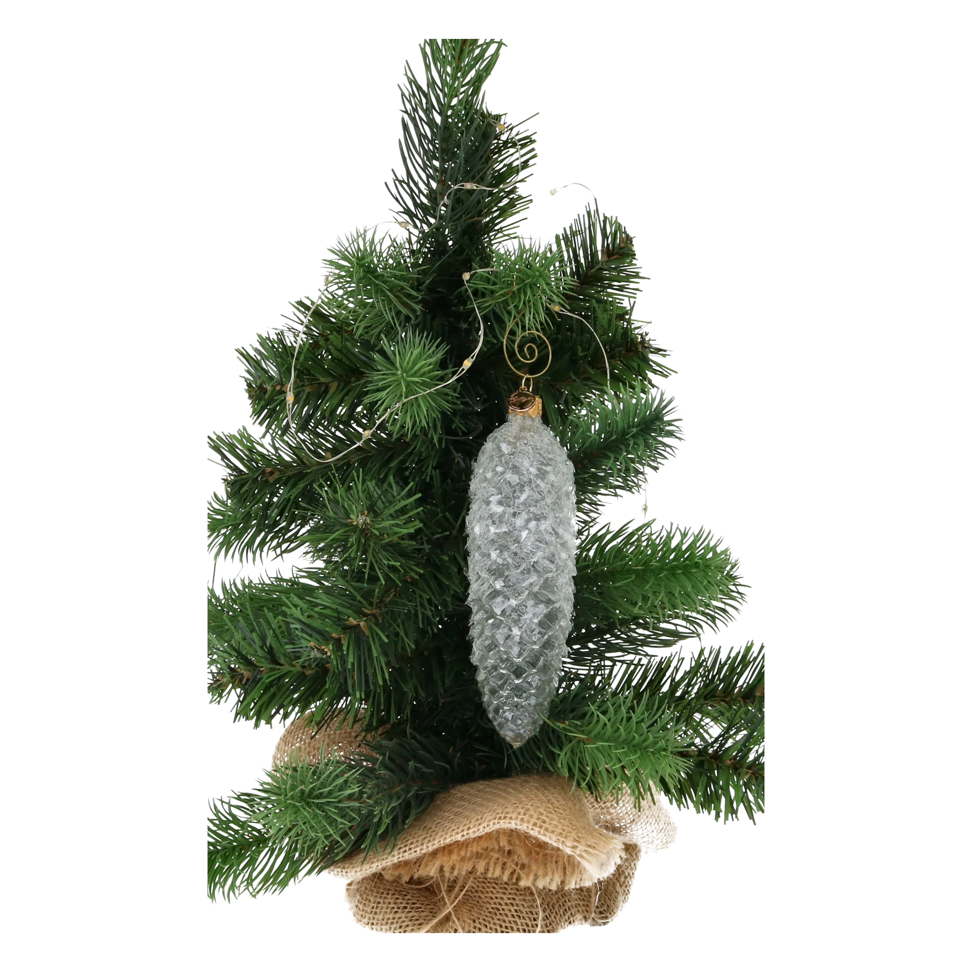Crystal Pinecone Ornament Handmade Glass Christmas ornament 2024-300